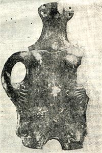 Mali kip iz neolitskog doba (oko 2300 god. prije. n.e.) nađen u zaseoku Lug kod Zupčića 1955. god.